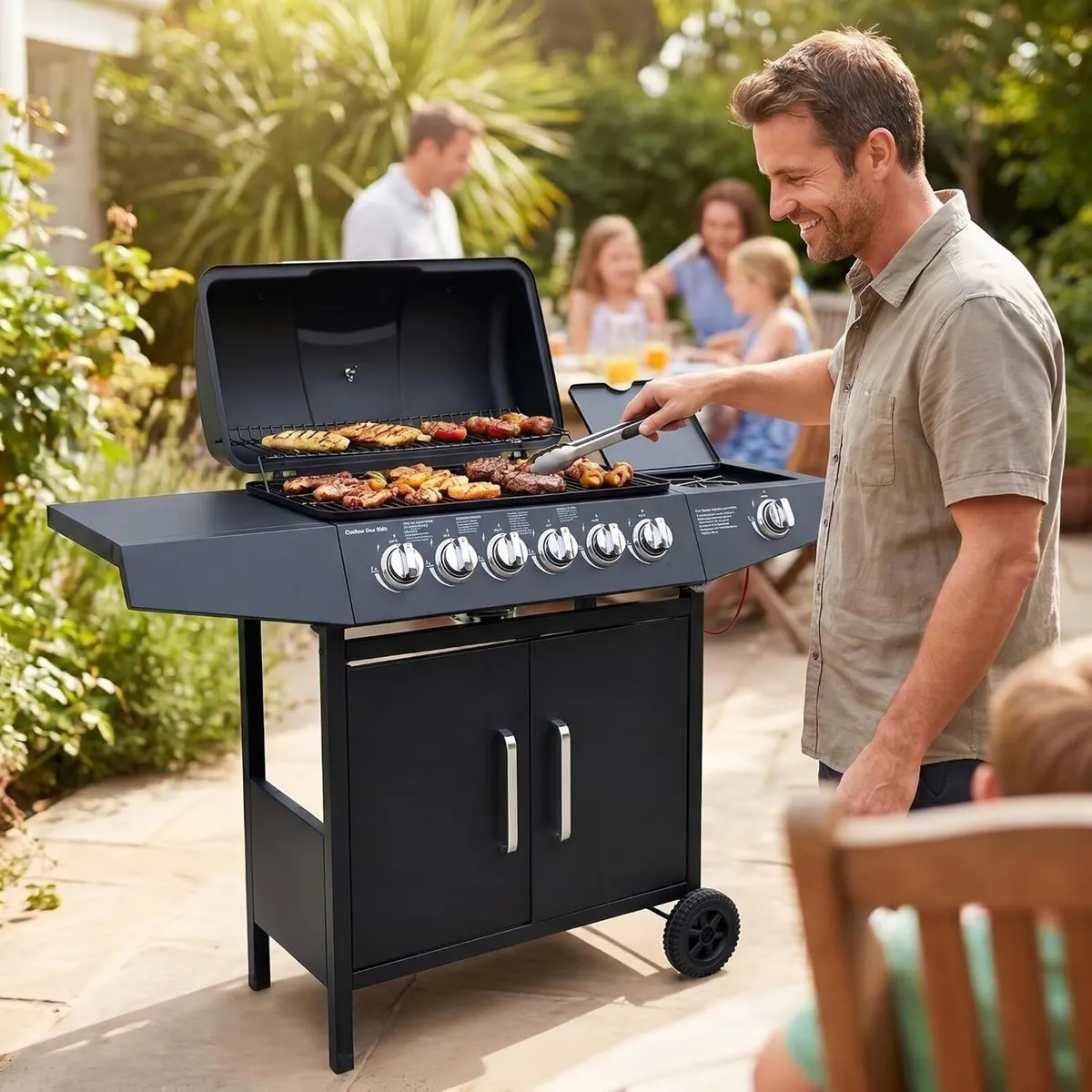Pro Deluxe 7-Burner Gas BBQ Grill - Image 3