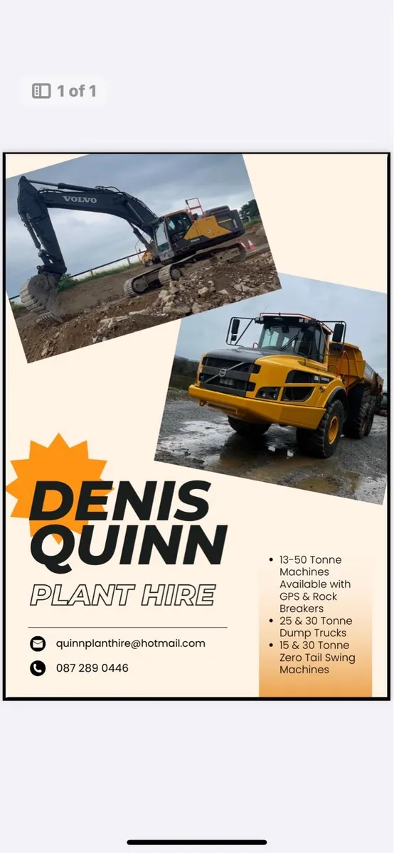 Excavator driver required - Image 1
