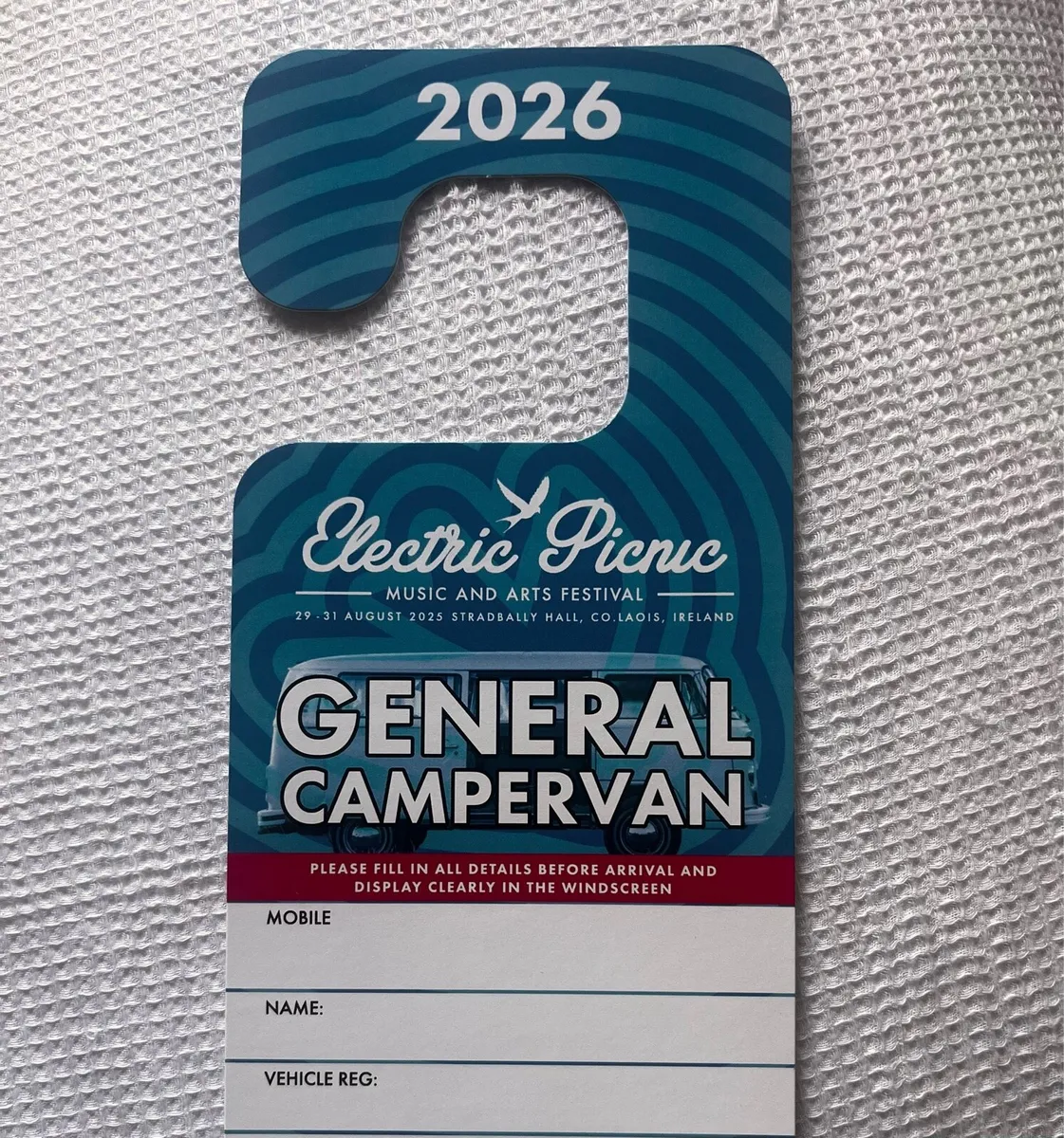 Electric Picnic Campervan Pass