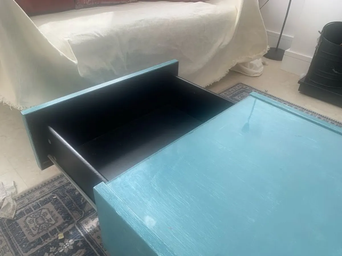 coffee table with drawers - Image 4