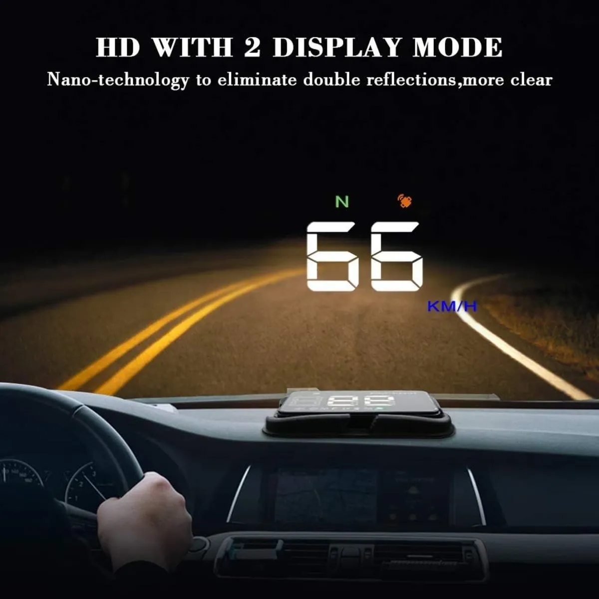 Large Font GPS Speed Display for Windshield - Image 2