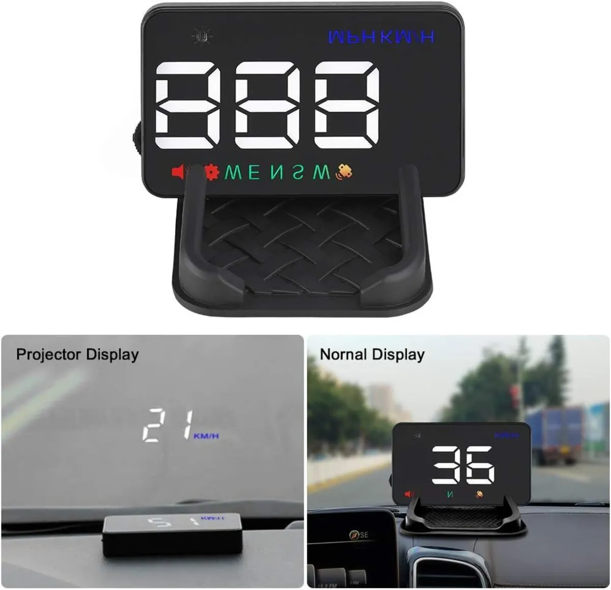Large Font GPS Speed Display for Windshield - Image 3