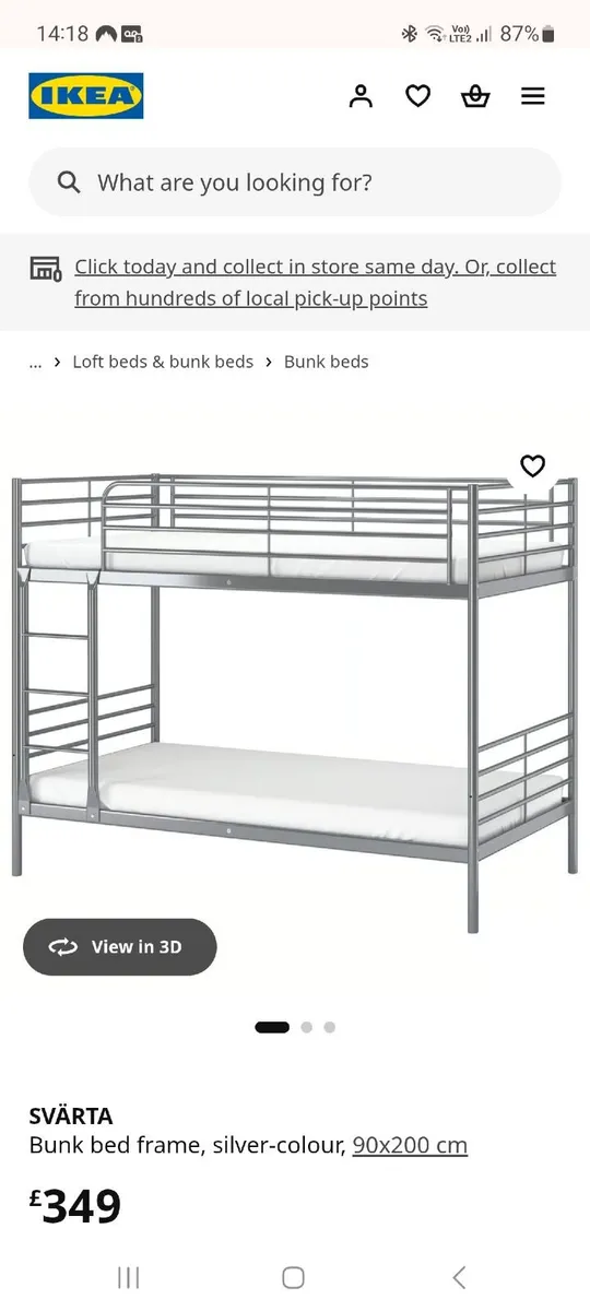 Ikea Svarta bunk beds - Image 1