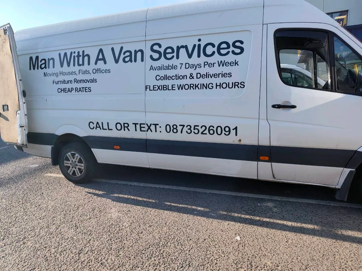 Man with a Van, if you need deliver, collecting gi