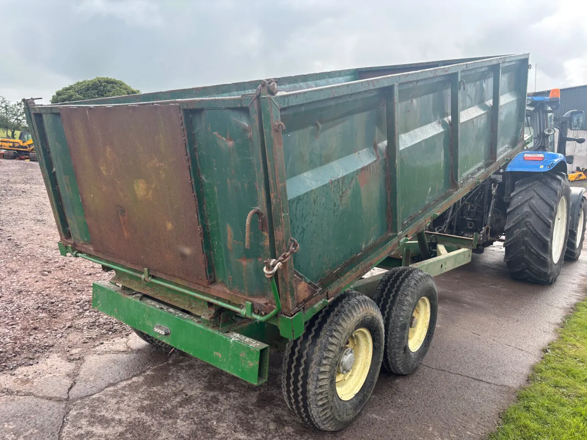 Tipping trailer 13ft x 6ft 6” twin axle - Image 3