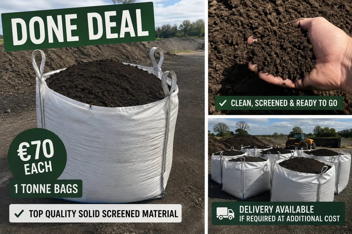 Screened Topsoil – 1 Ton Bags