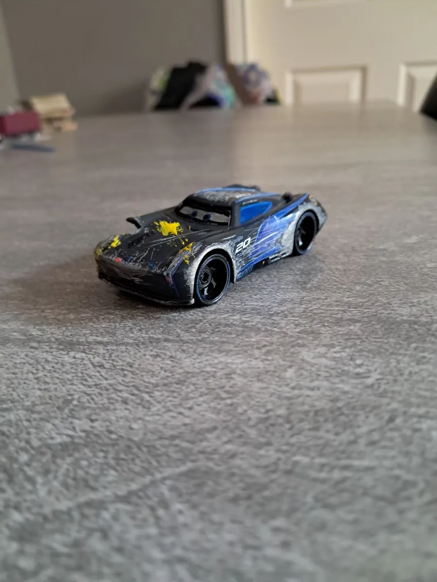 Disney pixar cars diecast. Crashed Jackson Storm. - Image 3
