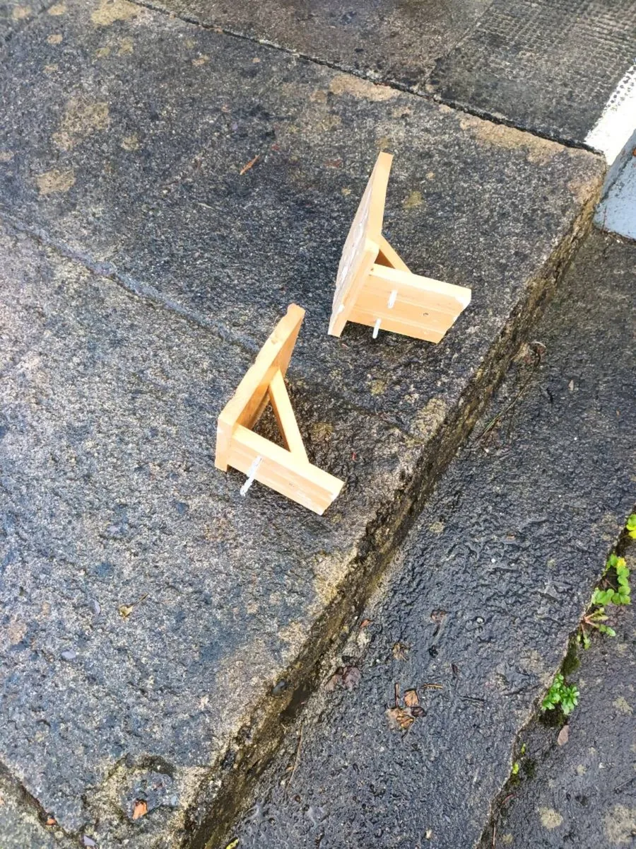 Two Wooden Shelves - Image 1