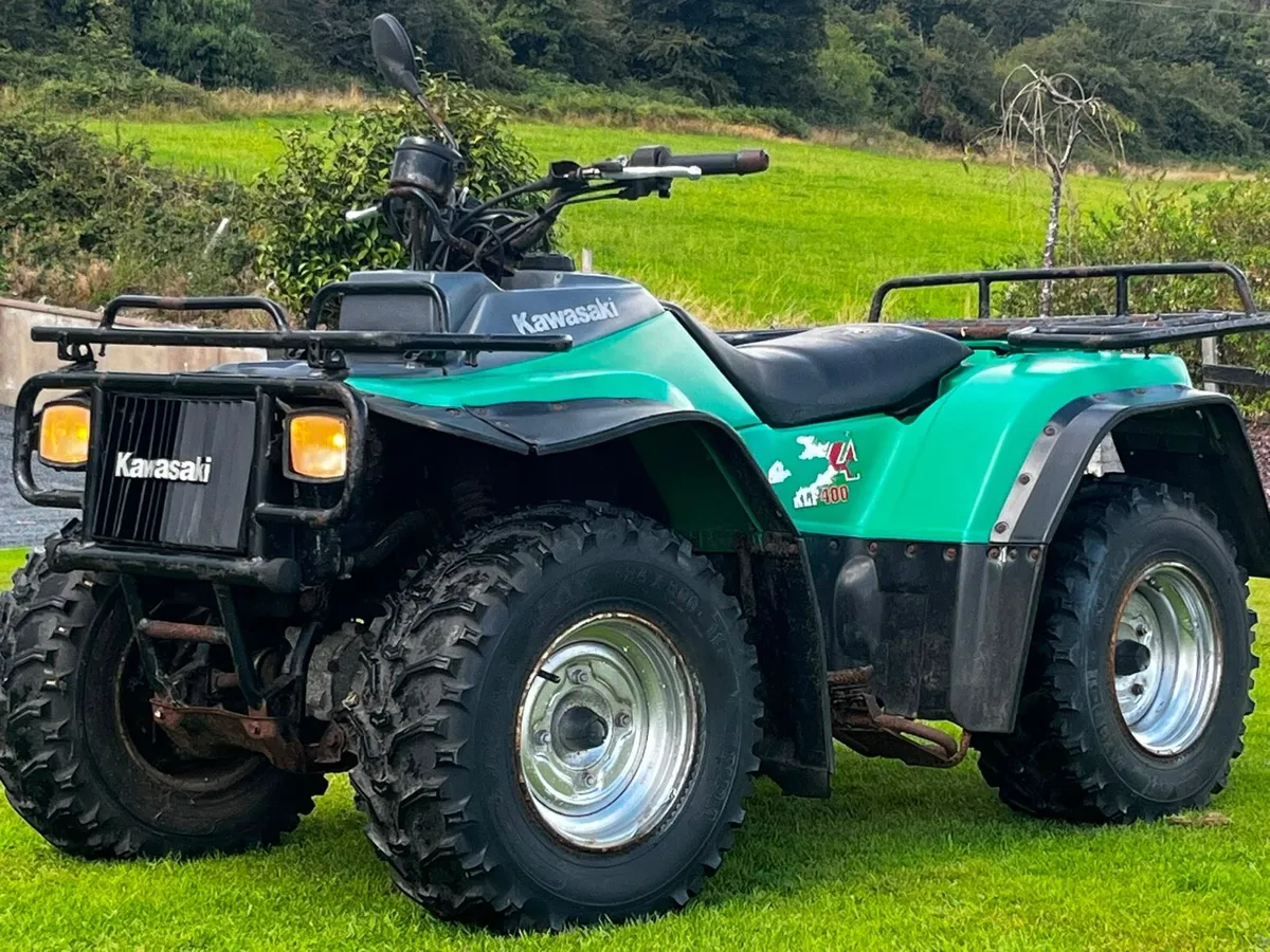 Kawasaki kf400 4 x4 farm quad ( old school) - Image 2