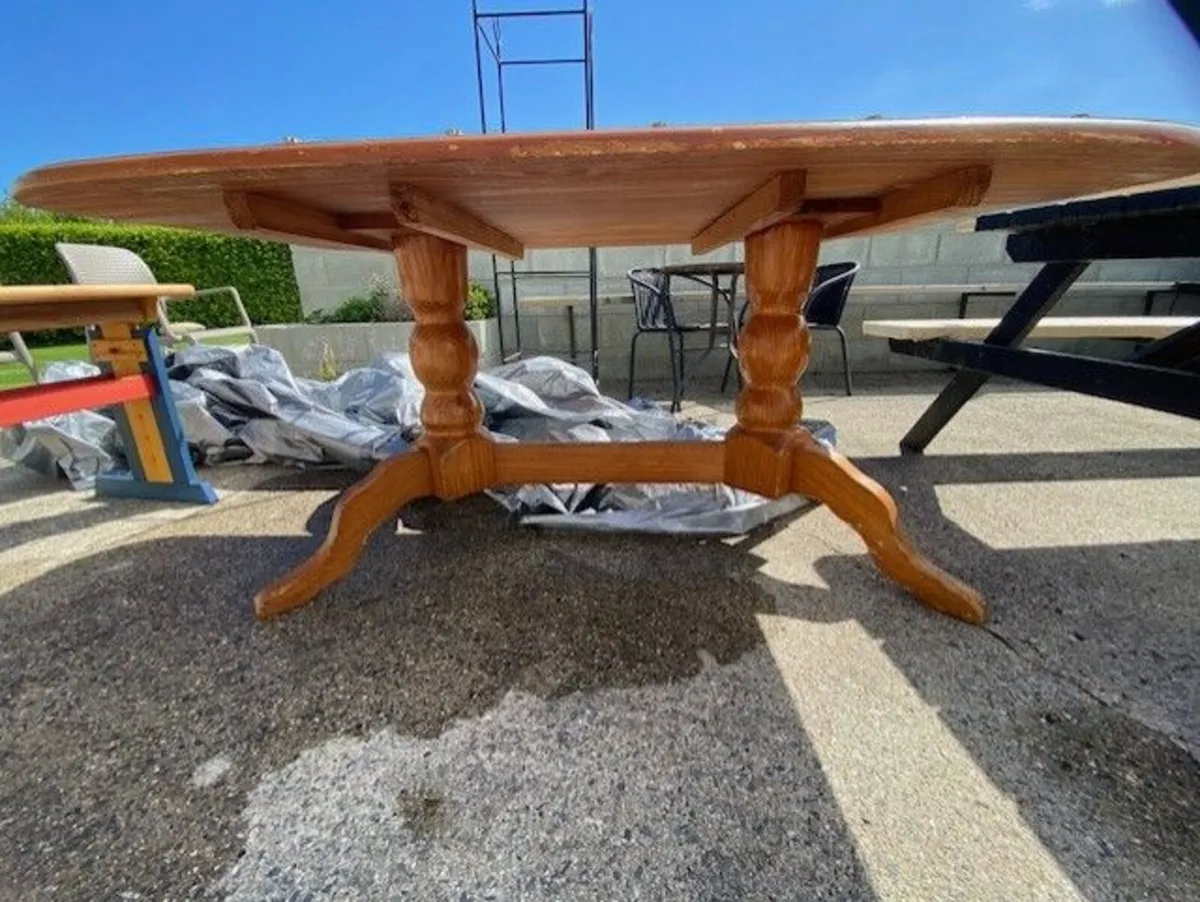Kitchen table - pine - Image 2