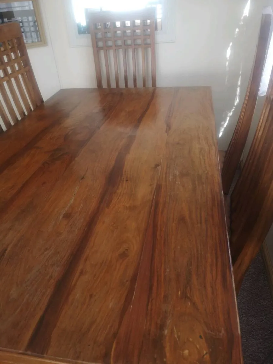 7,piece dining set 150 x 90 - Image 2