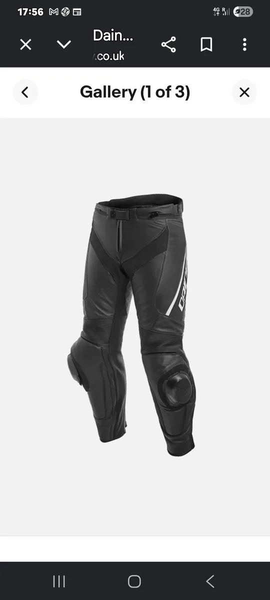 Leather Motorcycle trousers - Image 1