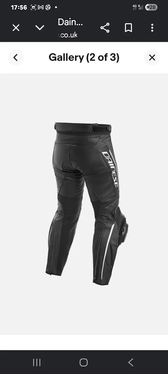 Leather Motorcycle trousers - Image 2