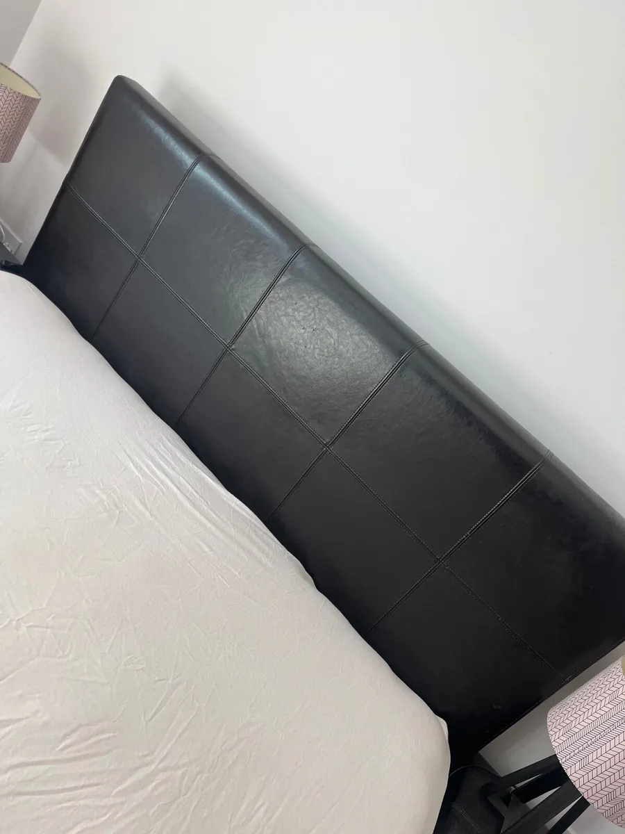 King size bed frame and lockers - Image 2