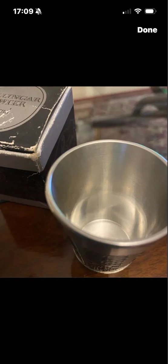 Mullingar Pewter Celtic Whisky Shot / measure - Image 3