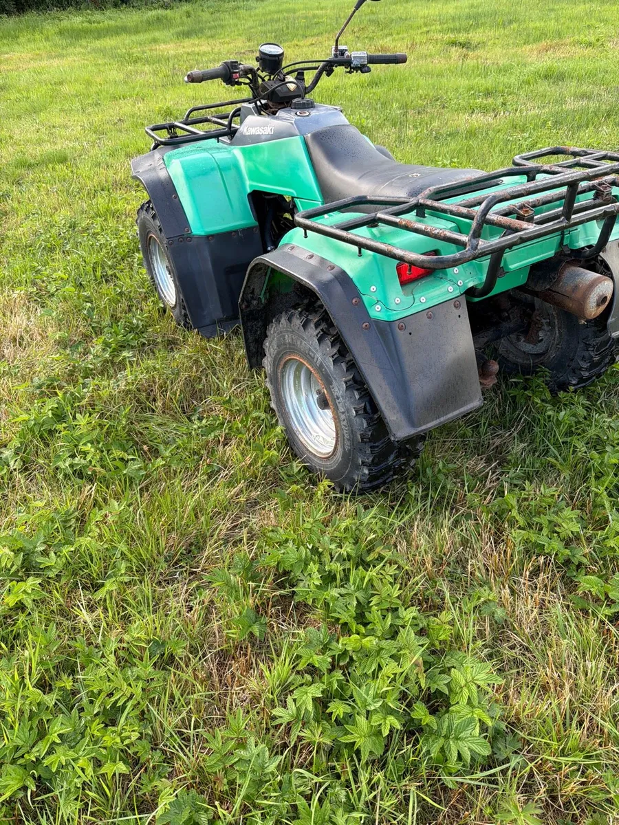 Kawasaki kf400 4 x4 farm quad ( old school) - Image 4
