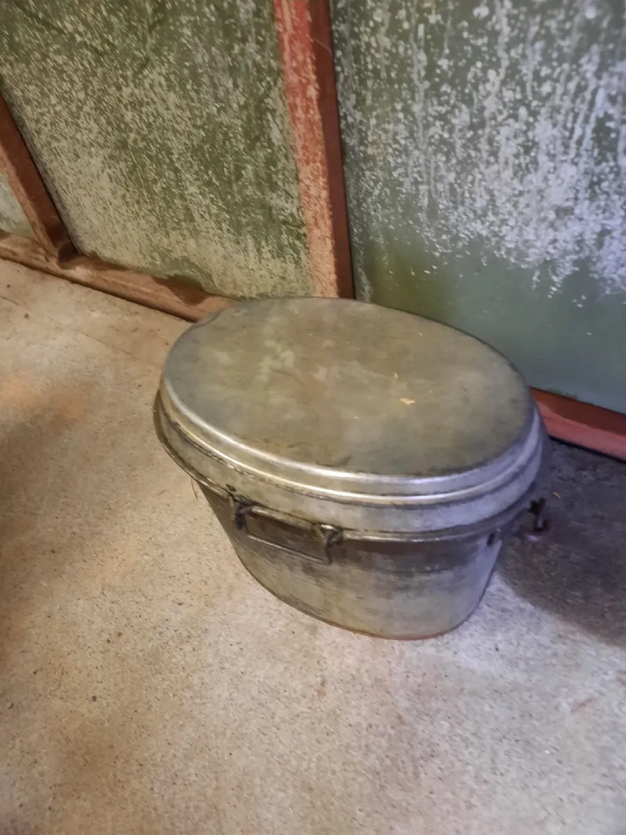Vintage galvanized bucket - Image 3