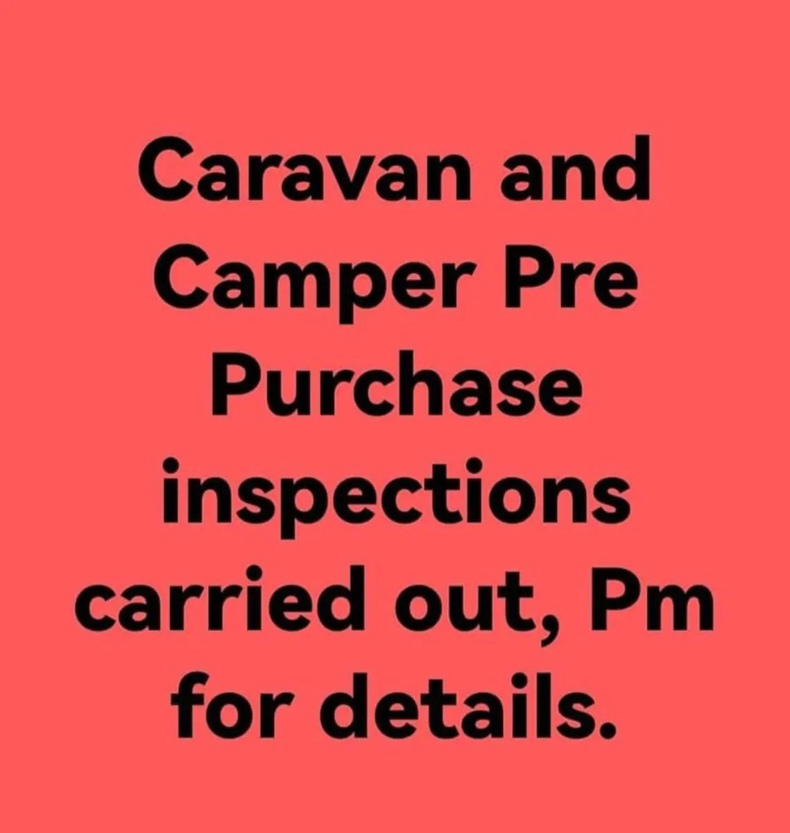 Caravan & Camper Pre Purchase and Pre Sale Inspect - Image 1