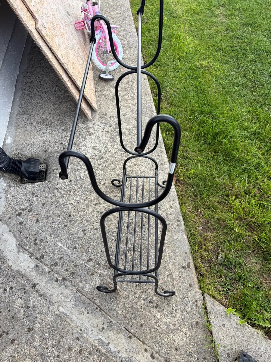 cast iron towel rack / stand - Image 2