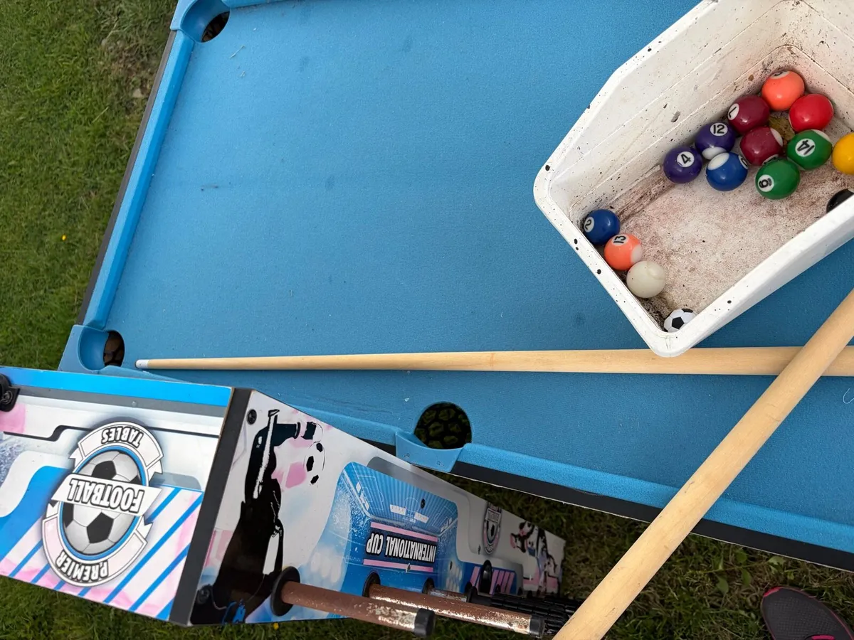 pool table and soccker table - Image 4