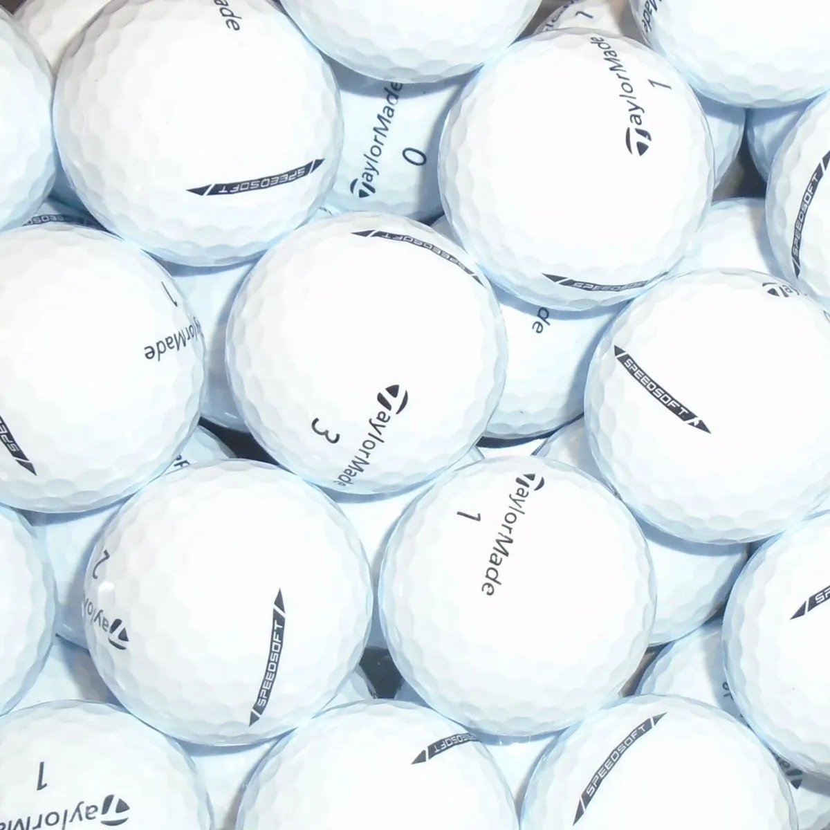Taylormade Speed Soft Lake Golf Balls - 18 Balls