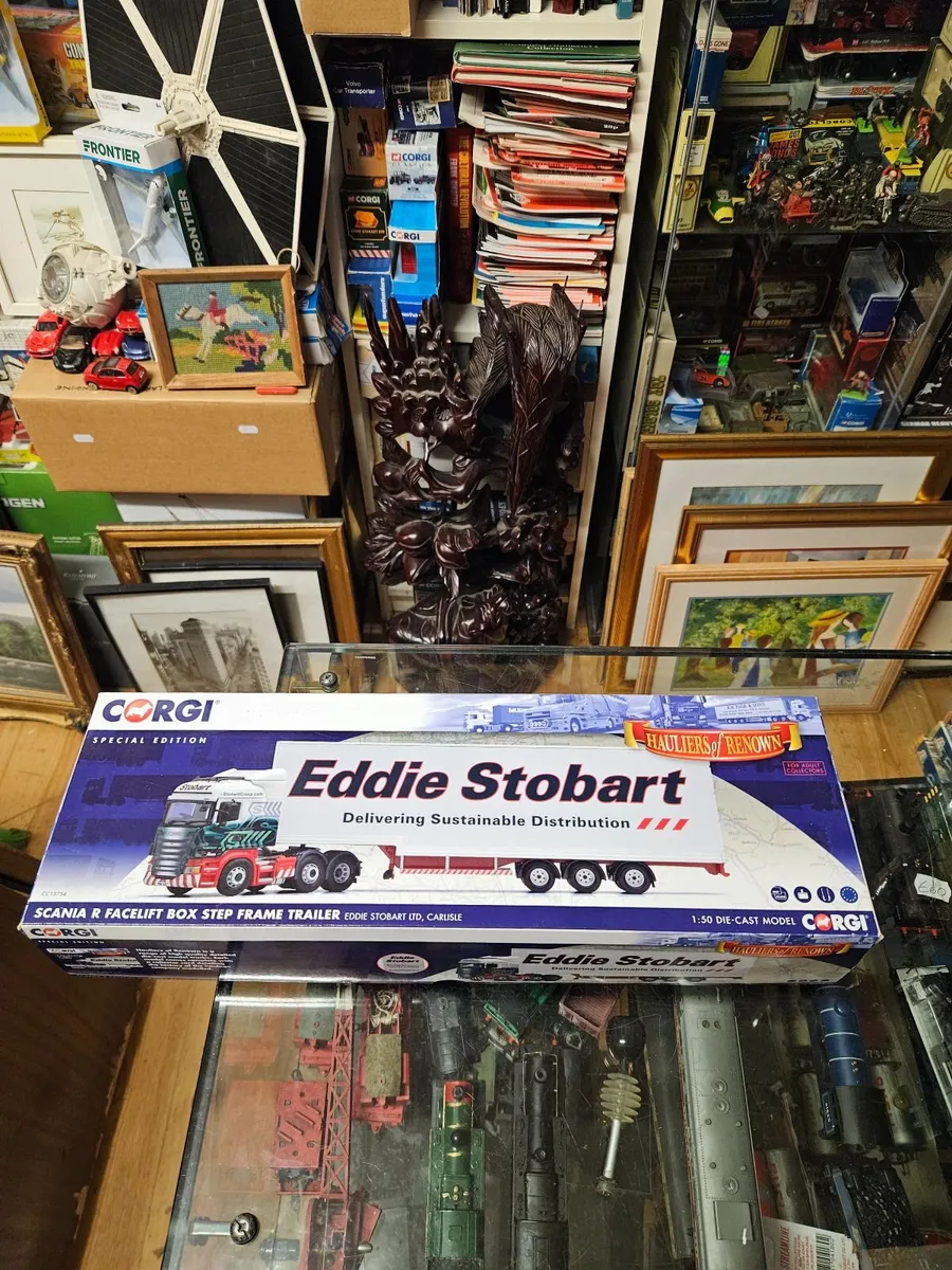 Corgi Scania Tractor Unit and Trailer Eddie Stobar - Image 1