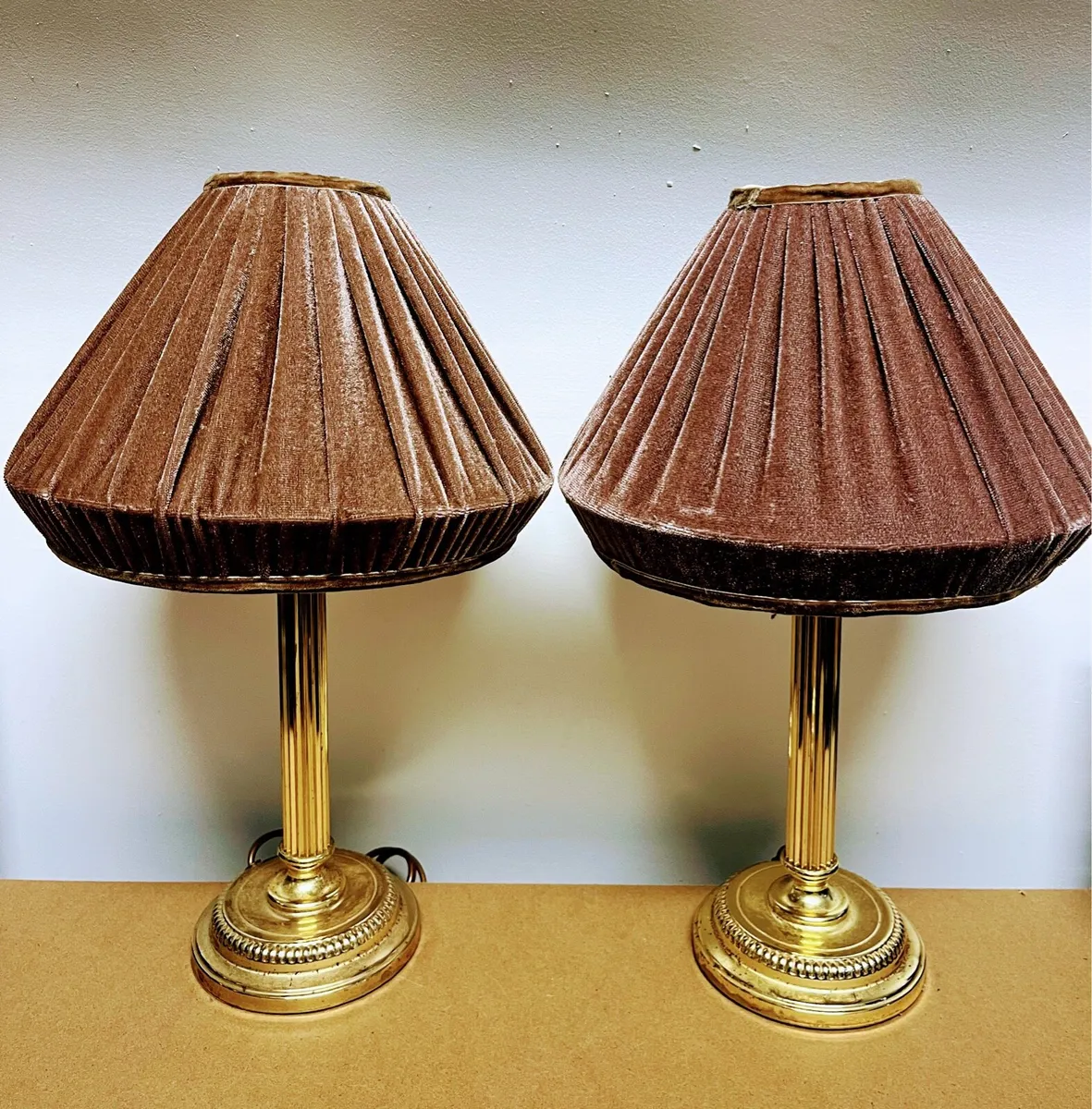 Pair of vintage table lamps - Image 1