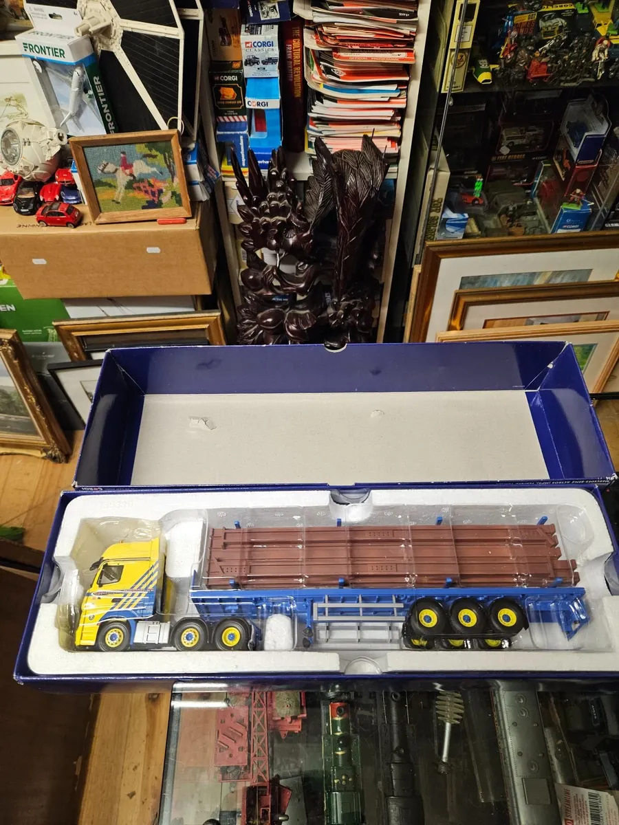 Corgi Mercedes Tractor Unit and Trailer with Load - Image 1