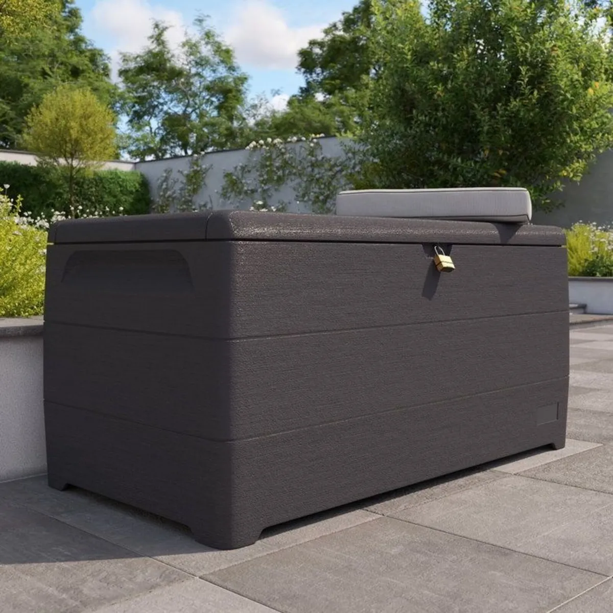 🌟 Durabox 416L Patio Storage Box – Brown - Image 2