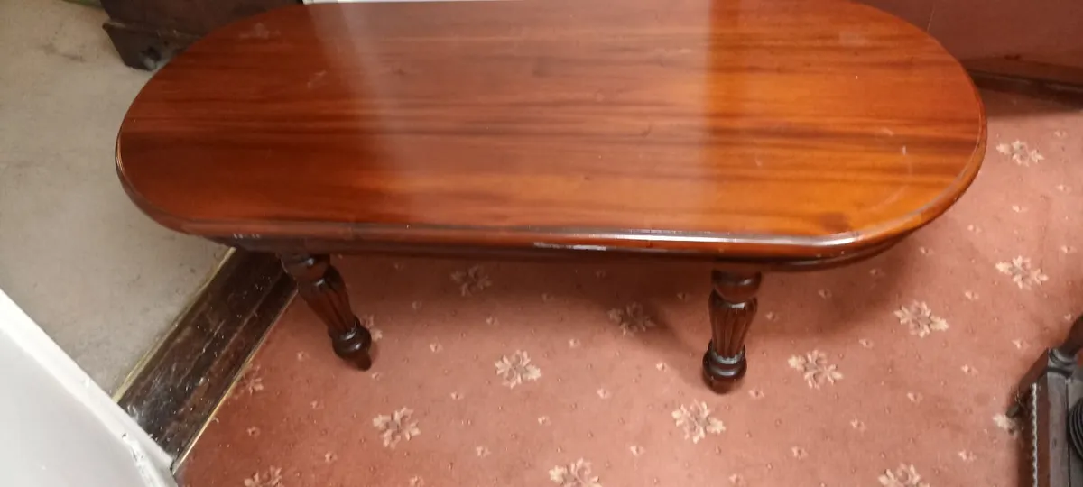 Solid Mahogany Coffee Table - Image 1