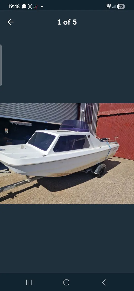 Fishing boat trailer engine - Image 1