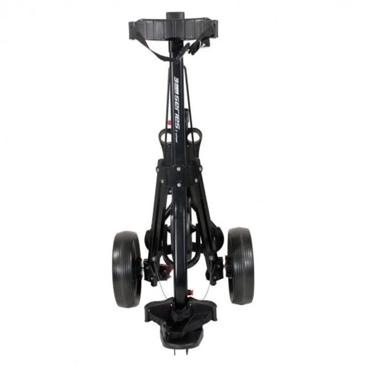 Masters 5 Series 3 Wheel Golf Trolley - Black - Image 2