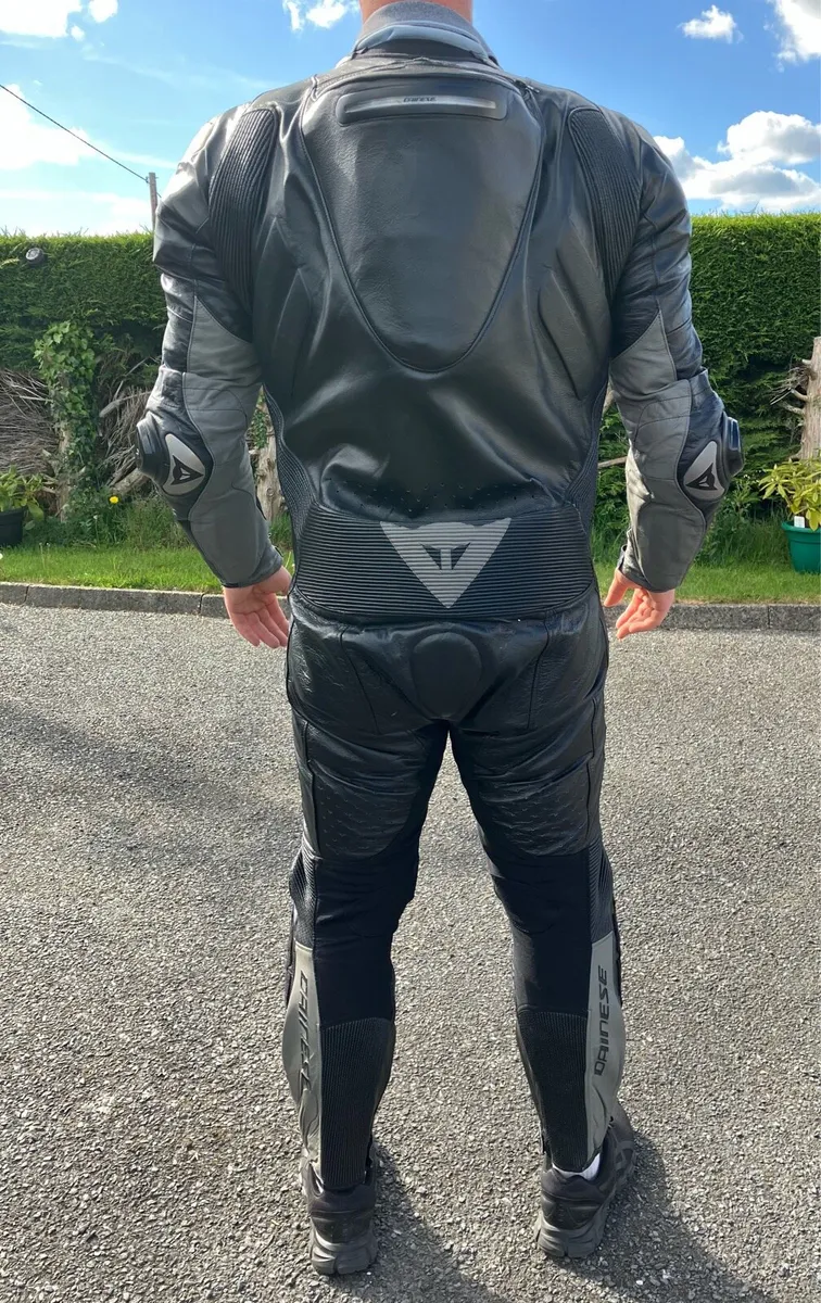 Dainese Mens one piece leather motorcycle suit - Image 2