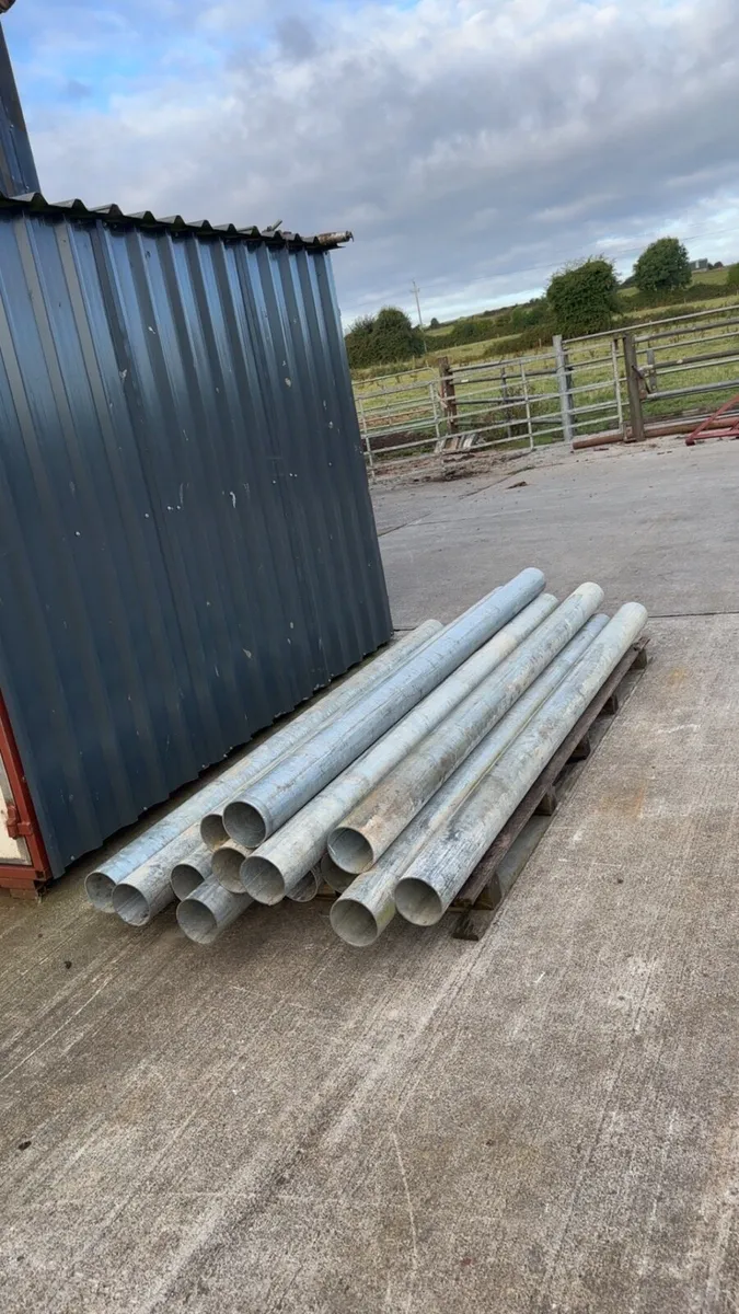 Galvanized tubing