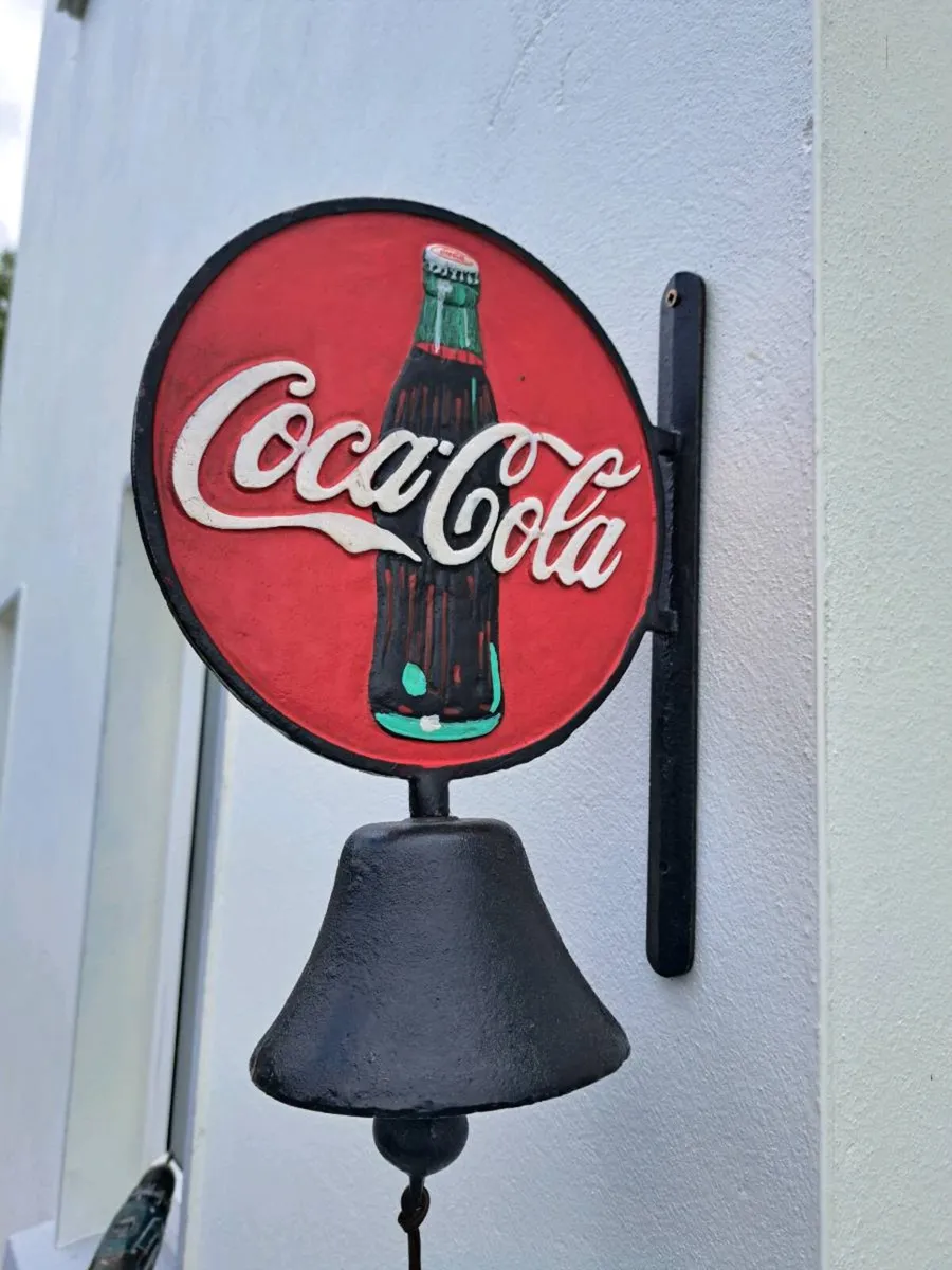 Coca-Cola cast iron bell - Image 1