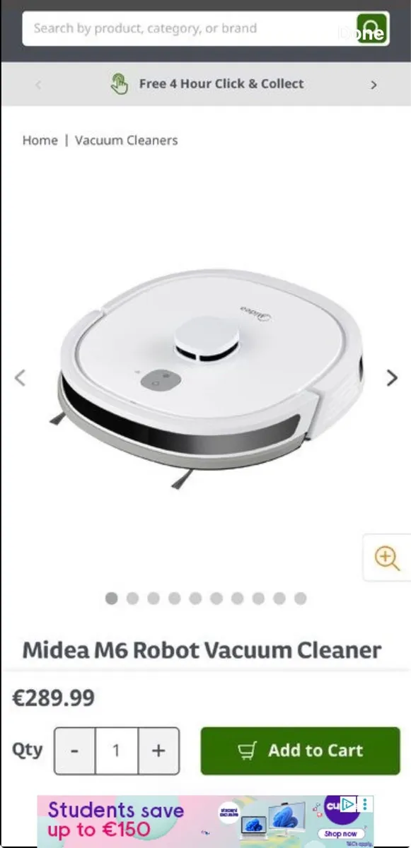 Midea M6 Robot Vacuum & Mop - Image 2
