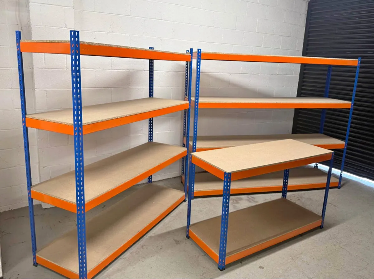 4 Tier Shelving Racking Garages Sheds - Image 1