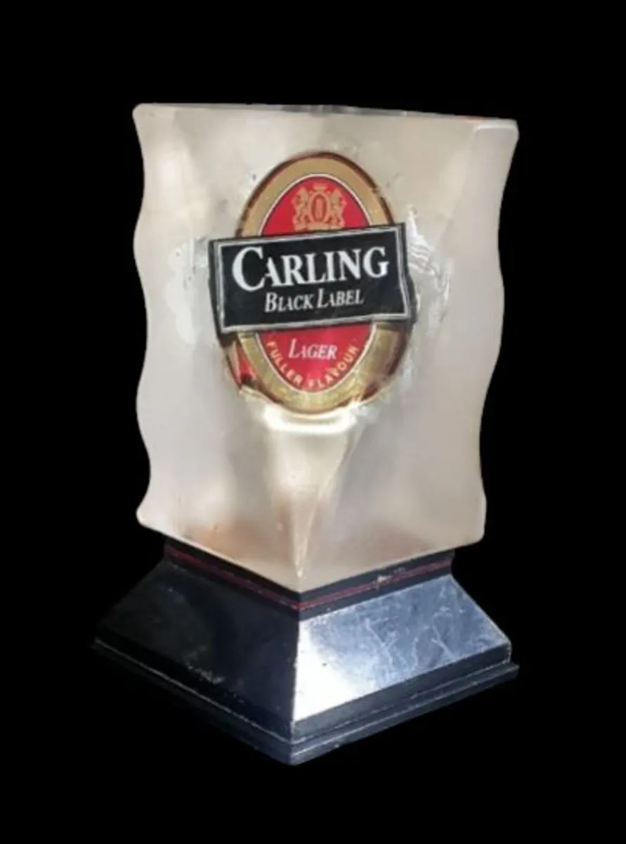 1970s Carling Black Label Pub Font/Beer Pump Head - Image 1