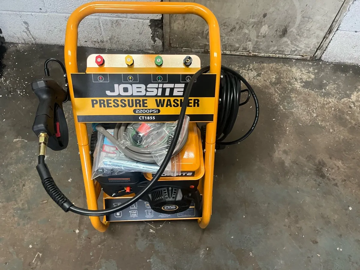 Jobsite 2200PSI Petrol Pressure washer - Image 1
