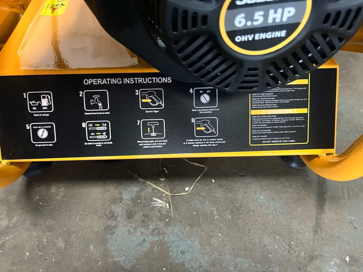 Jobsite 2200PSI Petrol Pressure washer - Image 3