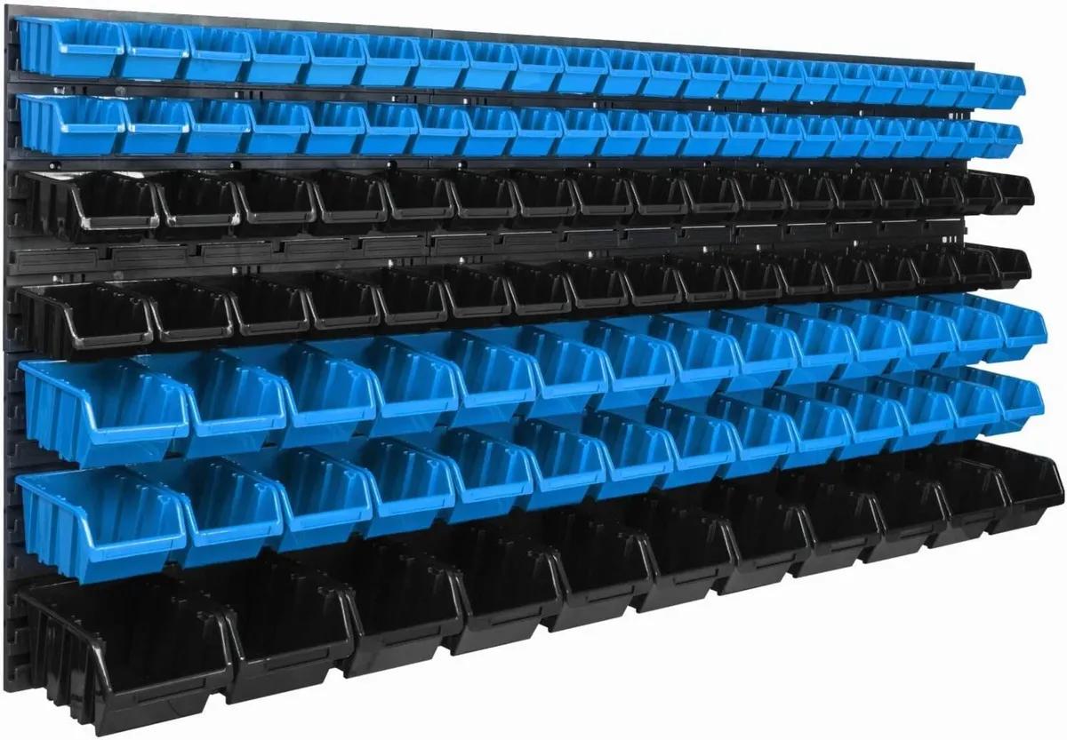 Storage System Wall Shelf 1728 x 780 mm 117 Pieces - Image 1
