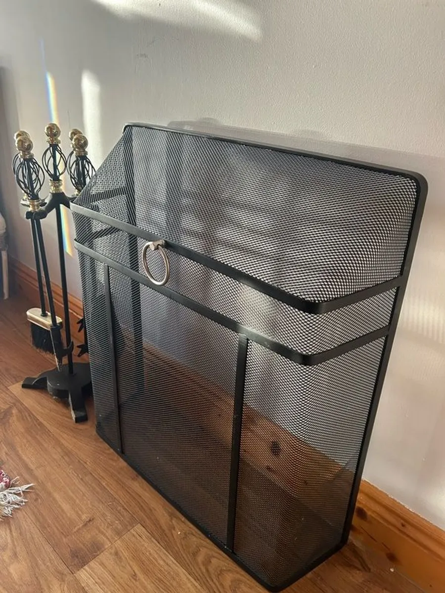 Fire Irons and Firescreen - Image 2