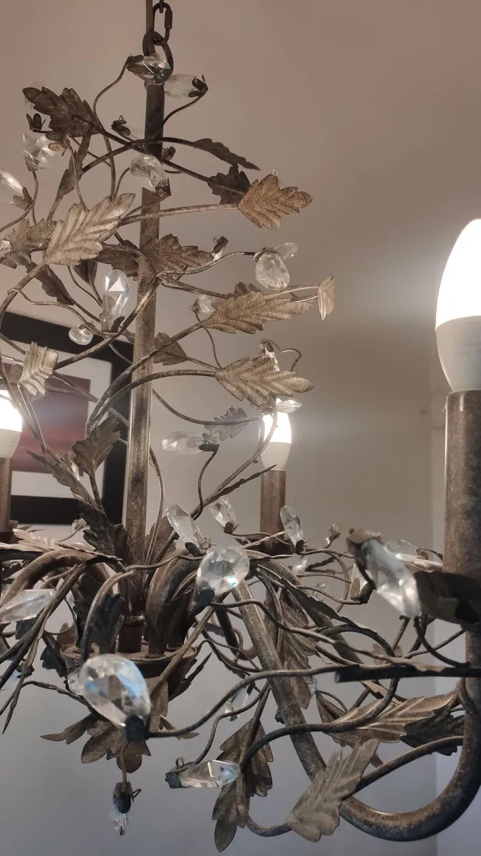 6 light Chandelier - EZ Living Furniture - Image 4