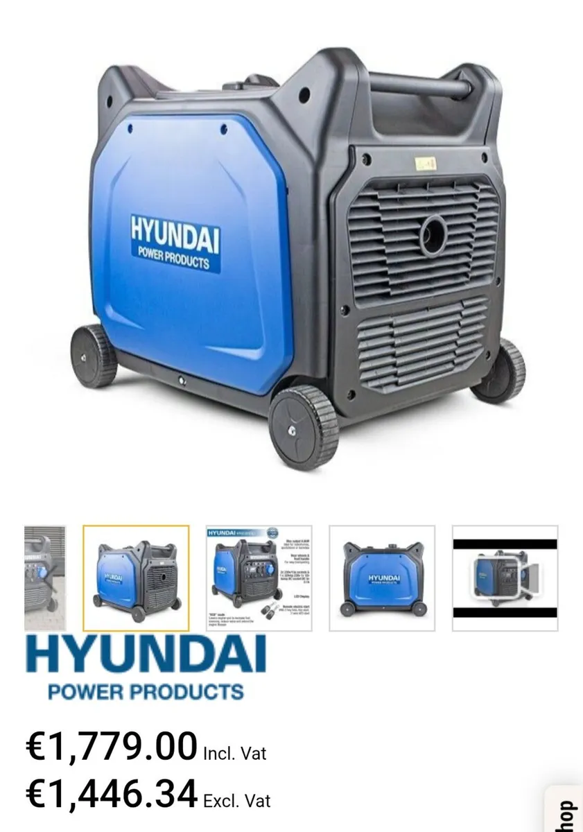 Hyundai hy6500 silent generator - Image 3