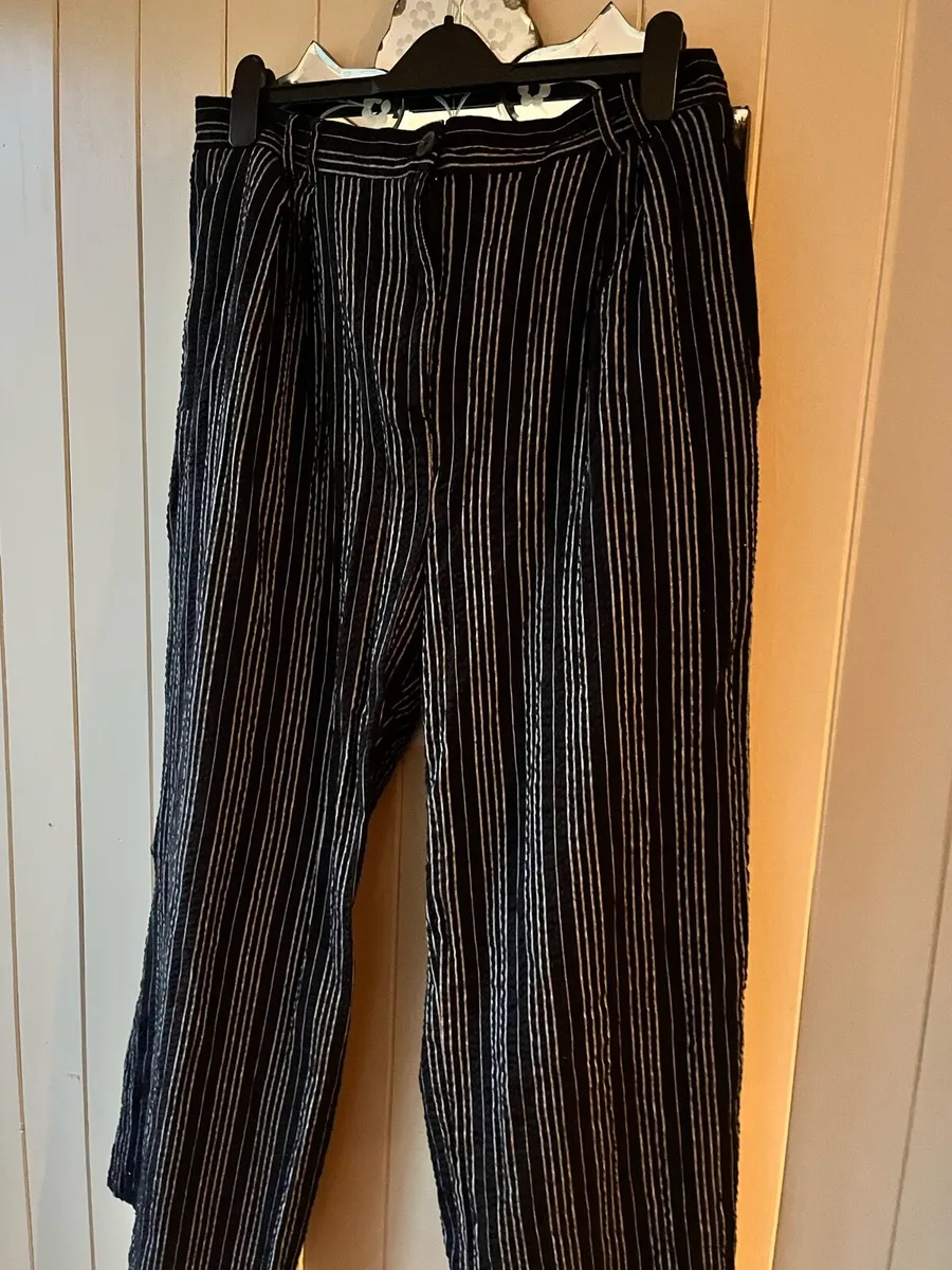 Next stripped Summer trousers - Image 1