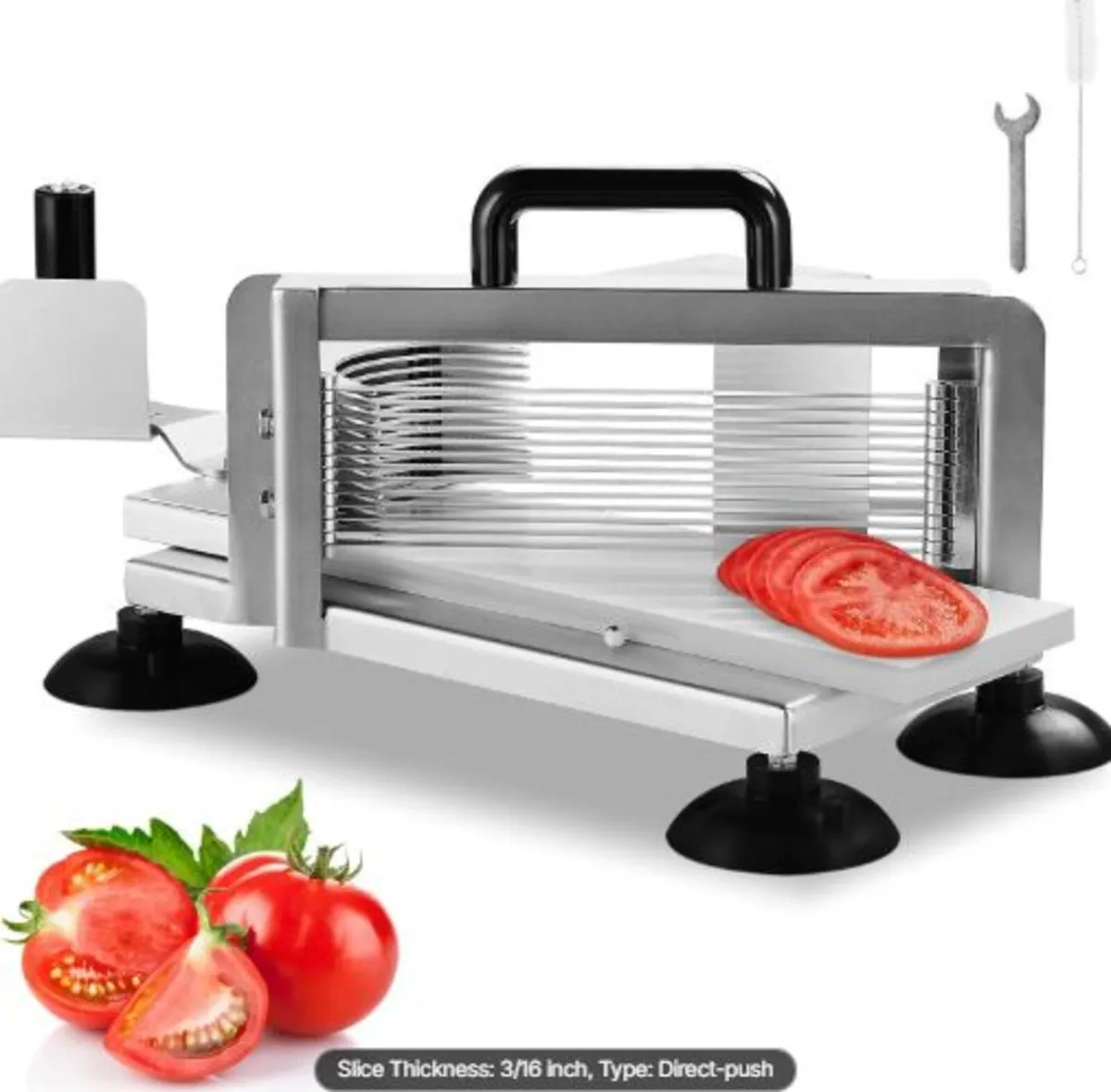 Commercial Tomato Slicer, 3/16 inch Tomato Cutter - Image 1
