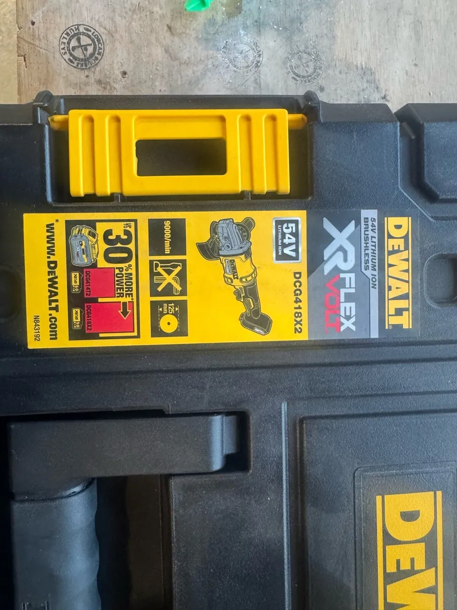 DEWALT 54v flex volt grinder - Image 2
