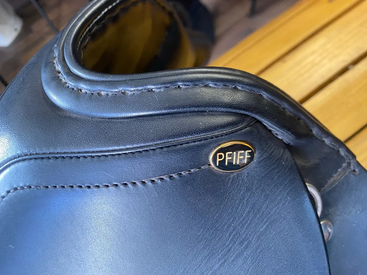16.5 medium pfiff black Leather saddle - Image 2