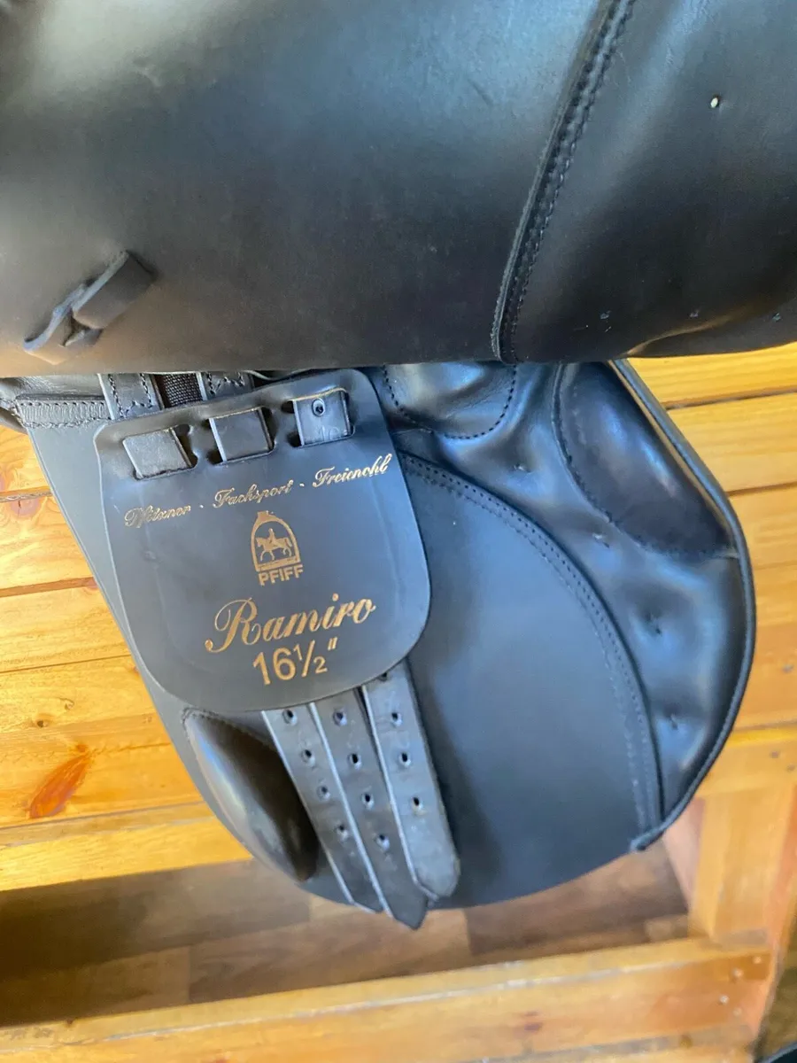 16.5 medium pfiff black Leather saddle - Image 4