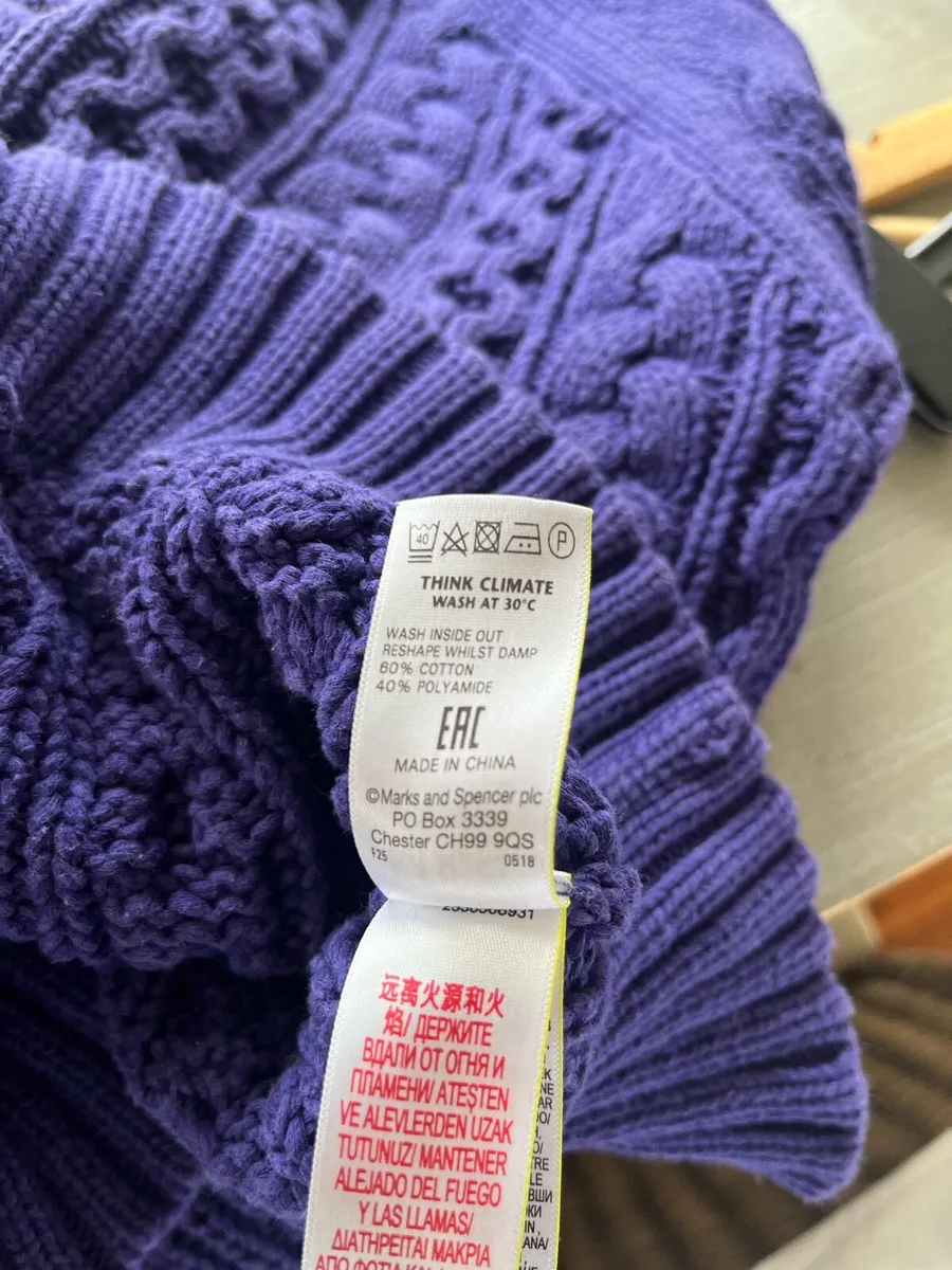 Autograph purple jumper - Image 4